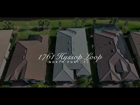 1761 Hyssop Loop, North Port, FL home video tour