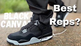 Jordan 4 Black Canvas Best Sneaker Rep ft. Hypeunique