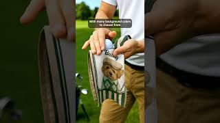 Fun golf towel for pet-loving players #personalized #gifts #golfaccessories #giftforpetlovers