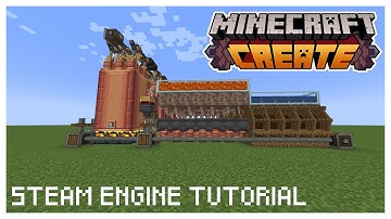 The UNBREAKABLE Steam Engine TUTORIAL | Create Mod 1.19.2 | #tutorial  #minecraft #create