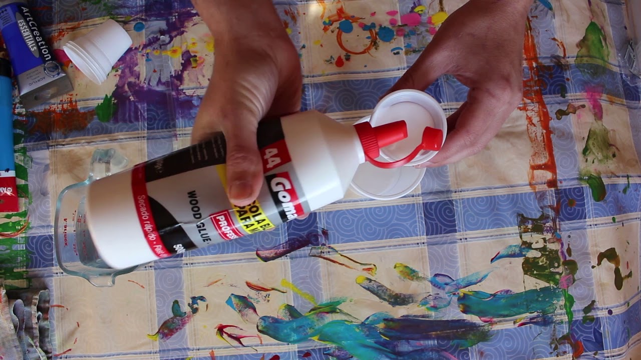 Acrílico fluido receta Nº1 Básica (POURING)