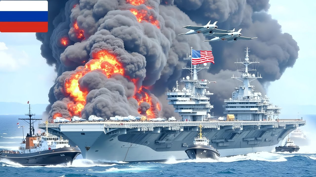 2 минуты назад: Российский пилот Су-57 уничтожил американский корабль с 7000 элитными американскими