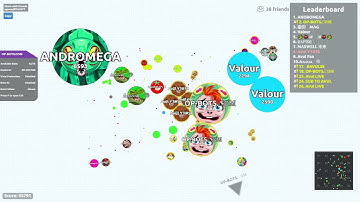 AGAR.IO SERVER TAKEOVER WITH BOTS #13 || OP-BOTS.COM