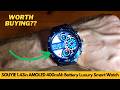 SOUYIE 1.43in AMOLED 400mAh 100 Sports Modes Men Fitness Tracker Luxury Smartwatch Unboxing & Review