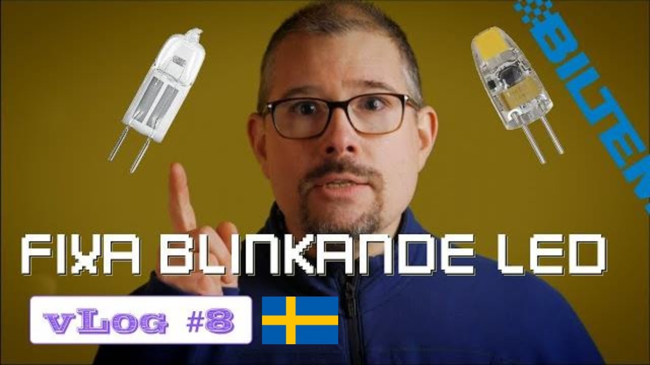 Fix för blinkande LED lampor, GU4 (vLog#9)