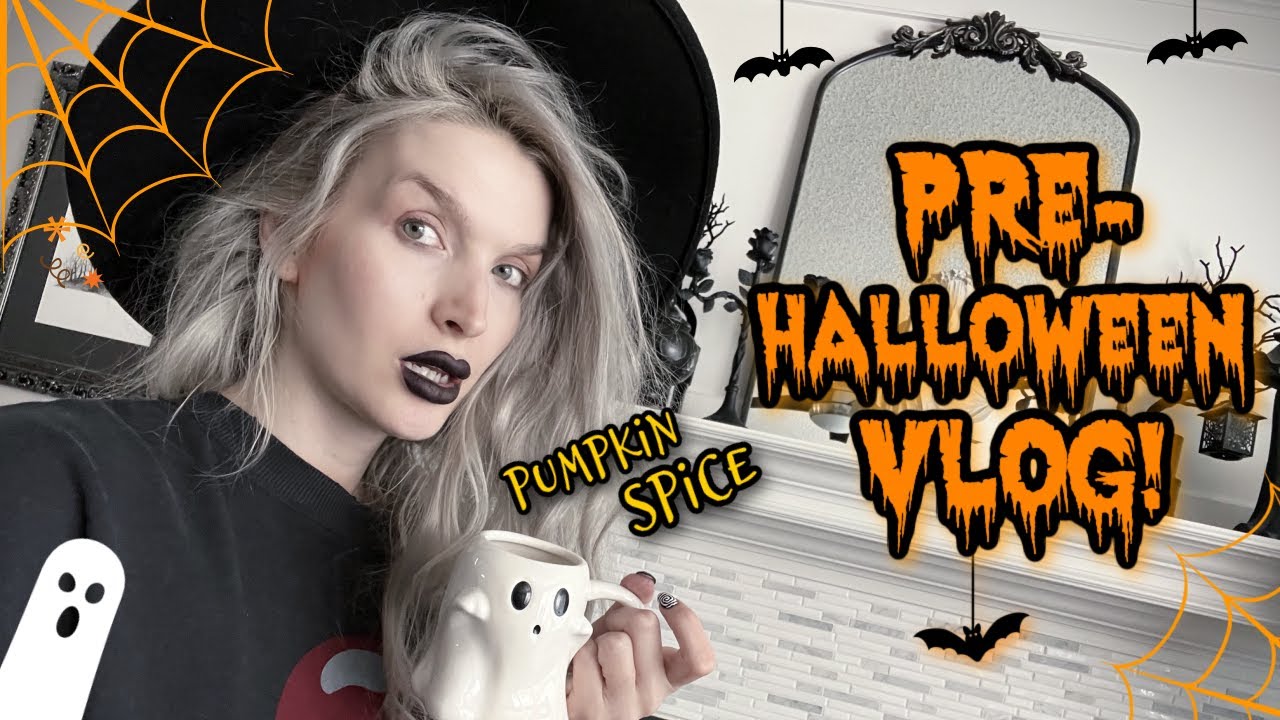 PRE-HALLOWEEN VLOG!! Pumpkin Spice Hunting, Spooky Kitchen, Halloween Decor...