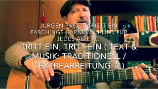 Video thumbnail of "Tritt ein, tritt ein ( Text & Musik: Traditionell / T.- Bearb. ? ) hier gespielt von Jürgen Fastje"