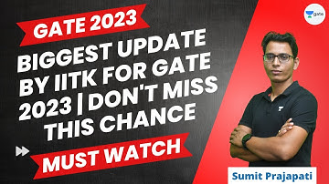 Biggest Update by IITK for GATE 2023 | Don