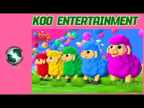 Baa Baa Black Sheep | Colorful Sheep | Nursery Rhymes & Kids Songs