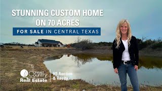 Dream Ranch Retreat on 70  Acres in Gatesville, TX | 3 Bed, 2 Bath Custom Home
