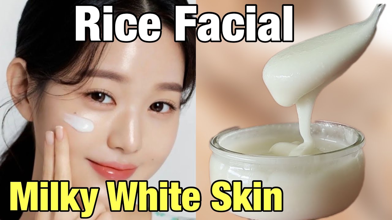Rice Facial For Skin Whitening چاول سے گورا ھونے کا طریقہ Tight
