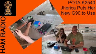 HAM RADIO: POTA K-2540 Xiegu G90 Gets Put to Use!
Another great POTA activation. This one was a quick one, as Jherica was itching to put her new Xiegu G90 on the air. We used a top secret antenna, so pardon the lack of intro there... a video is coming out soon about it.
Join our Discord server: https://discord.gg/BVhyFfE
Please SUBSCRIBE and LIKE.
WEBPAGE: http://www.goodgamehamradio.com
FACEBOOK: http://facebook.com/goodgamebees
TWITTER: https://twitter.com/goodgame_K5ATA
INSTAGRAM: https://www.instagram.com/goodgame_hamradio/
#ThNHR HAM RADIO: POTA K-2540 Xiegu G90 Gets Put to Use!