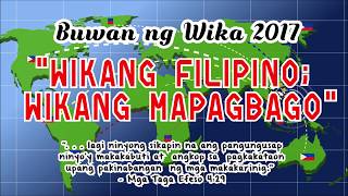 “Filipino: Wikang Mapagbago”
