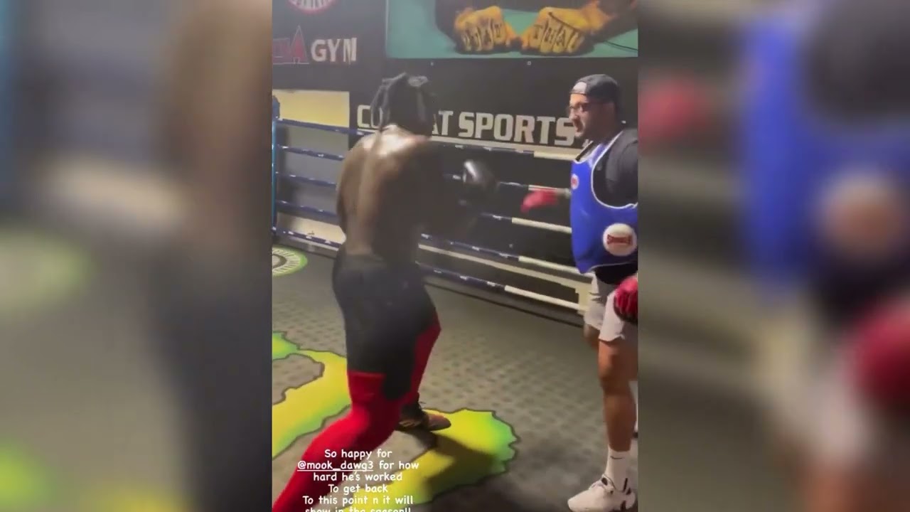 49ers Javon Kinlaw looks to be in the best shape of his life while throwing massive boxing punches