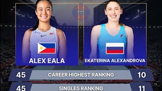 ALEX EALA VS. ALEXANDROVA EKATERINA // MUBADALAH OPEN ABU DHABI UAE 🇦🇪  screenshot 5