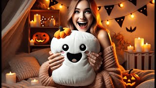 Squishmallows Original 12-Inch Bridgette Grey and Black Cow Bat Best Spooky Squishmallow