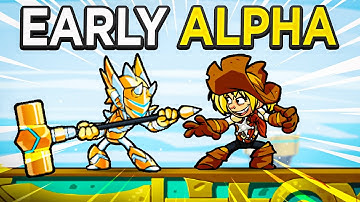 I Played the 1st Version of Brawlhalla! (More Than 10 Years Ago)