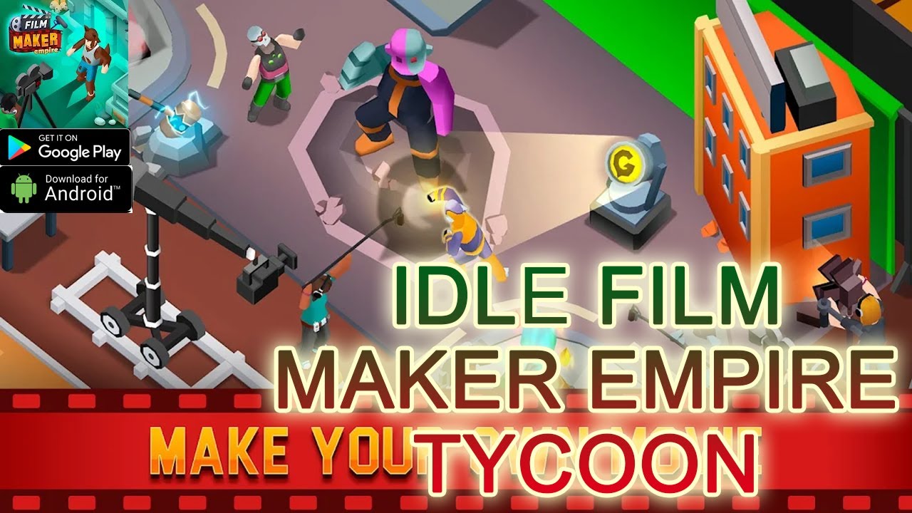 Idle Film Maker Empire Tycoon: Gameplay (Android, APK)