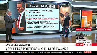 🤚✈ EL VIAJE DE MANUEL ADORNI: ¿SECUELAS POLÍTICAS O VUELTA DE PÁGINA?