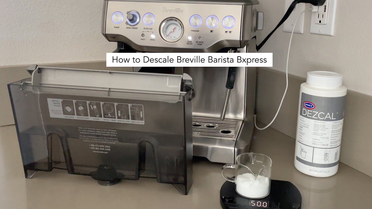 How to Descale Breville Barista Express YouTube