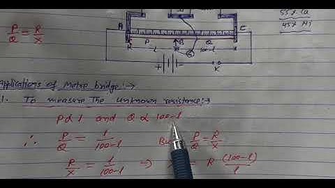 Slide wire bridge,metre bridge, how to measure unknown resistance & compare two unknown resistances