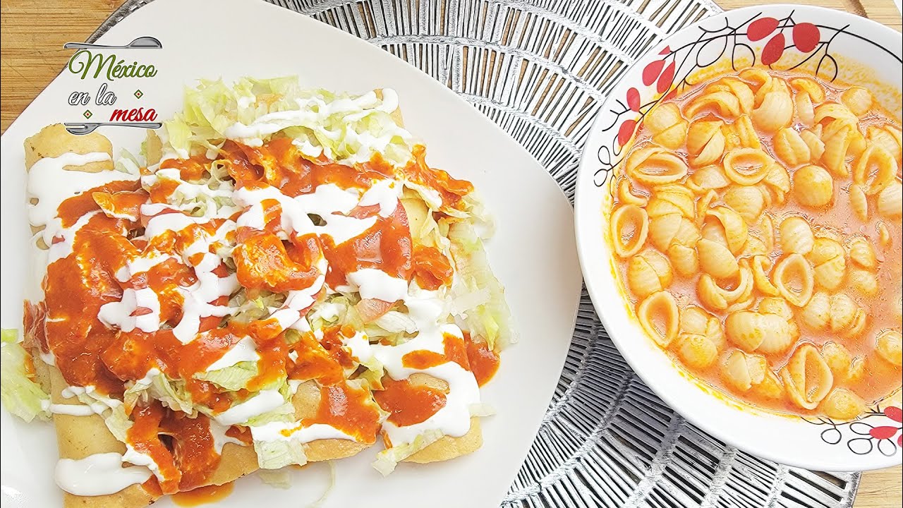 Unos Ricos Tacos Dorados De Requesón Con Pico De Gallo Muy Ricos YouTube