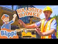 Blippis bulldozer dance  educational songs for kids