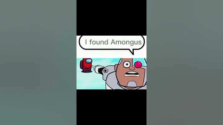 I found Among us cyborg #shorts