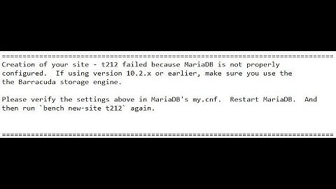 How to fix MariaDB is not properly configured || Linux || Erpnext || Tamil