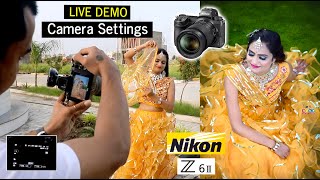 Portrait Photoshoot With Nikon Z6 Mark ii And Settings