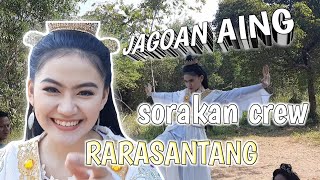 'JAGOAN AING'Sorakan Crew buat rarasantang .. Serunya di balik layar kembalinya raden kiansantang