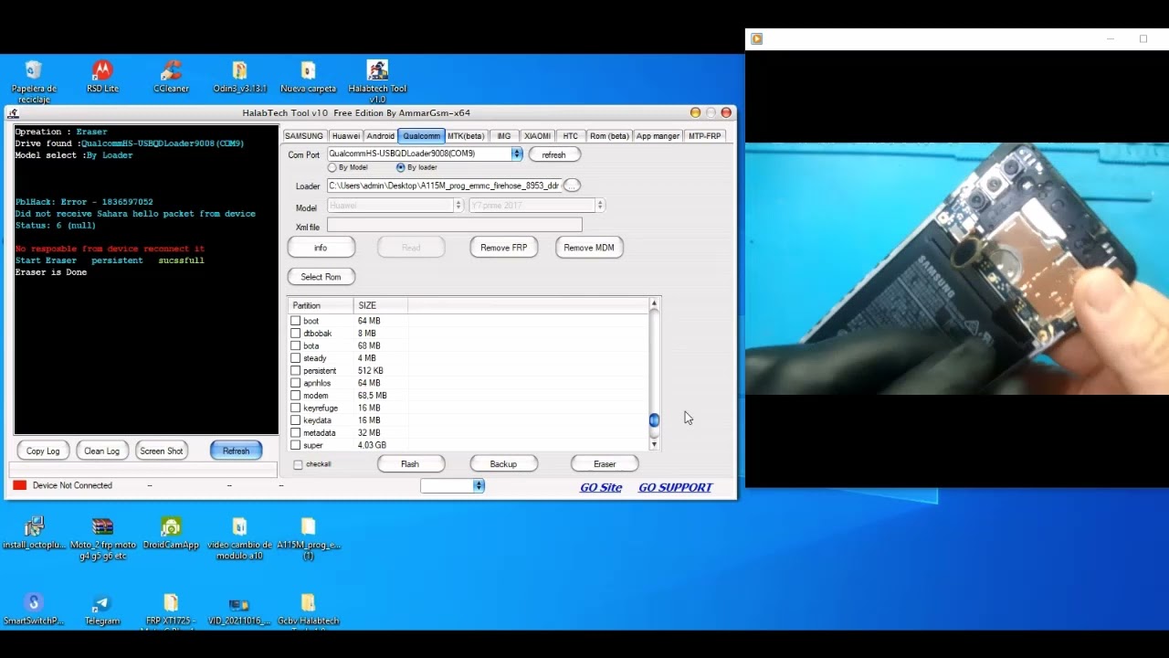 Remover cuenta de google (frp) a samsung A11 vía test point nuevo