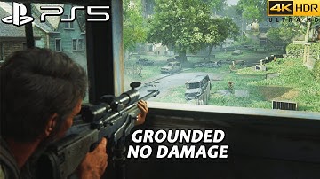 The Last of Us Part 1 PS5 Aggressive Gameplay - The Suburbs ( GROUNDED / NO DAMAGE )