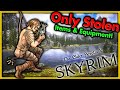 Can I Beat Skyrim with Only Stolen Items & Equipment? 🔴 MDB's Skyrim Challenge