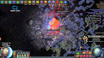 Path of Exile - Standard League  - Speed Map Run - Mine