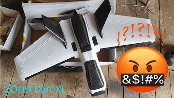 Распаковка ZOHD Dart XL.Много мата.Этот крыло чуть меня не убило!
