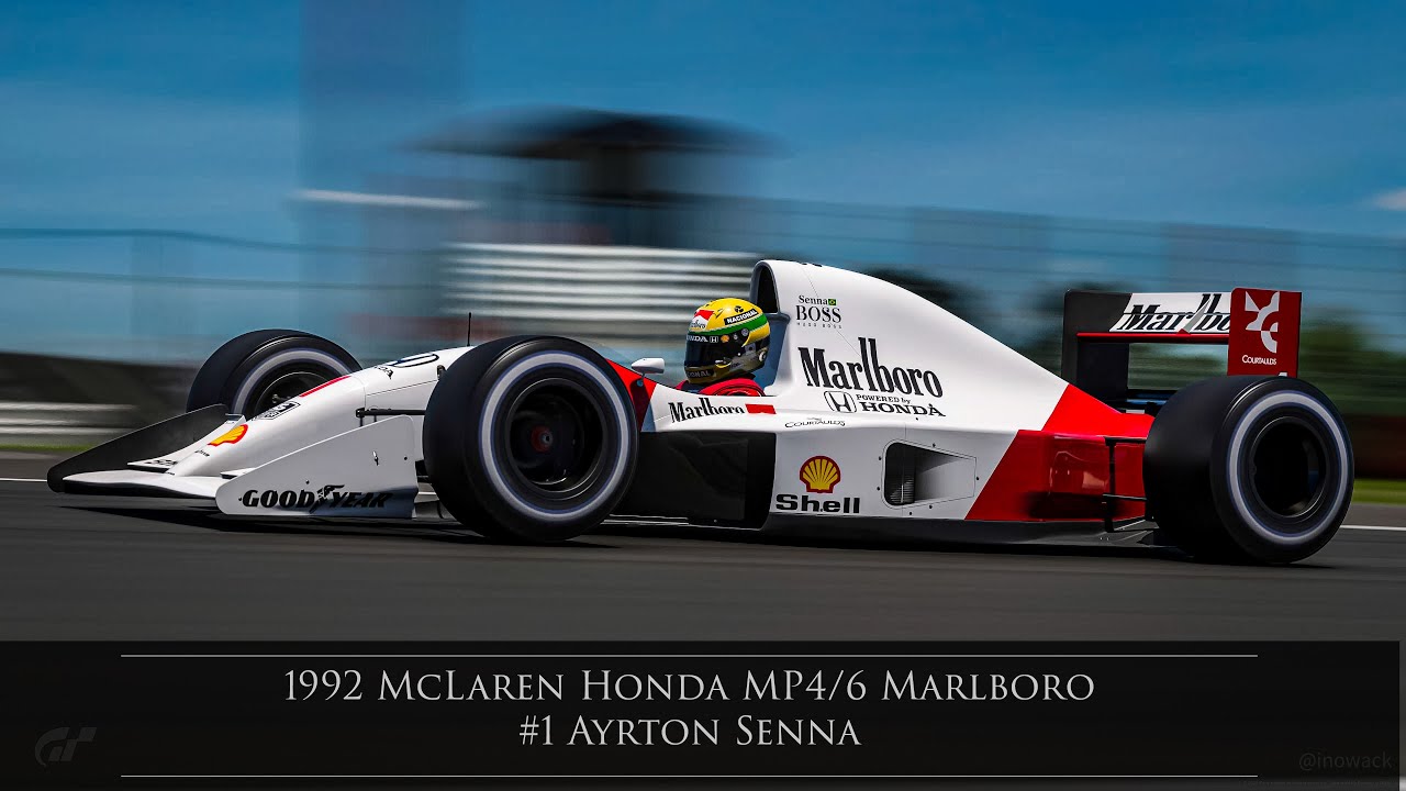 1992年マクラーレンホンダ仕様 SENNA HONDA カート マルボロ GT7 | 1992 McLaren Honda Marlboro #1 Ayrton Senna | Livery