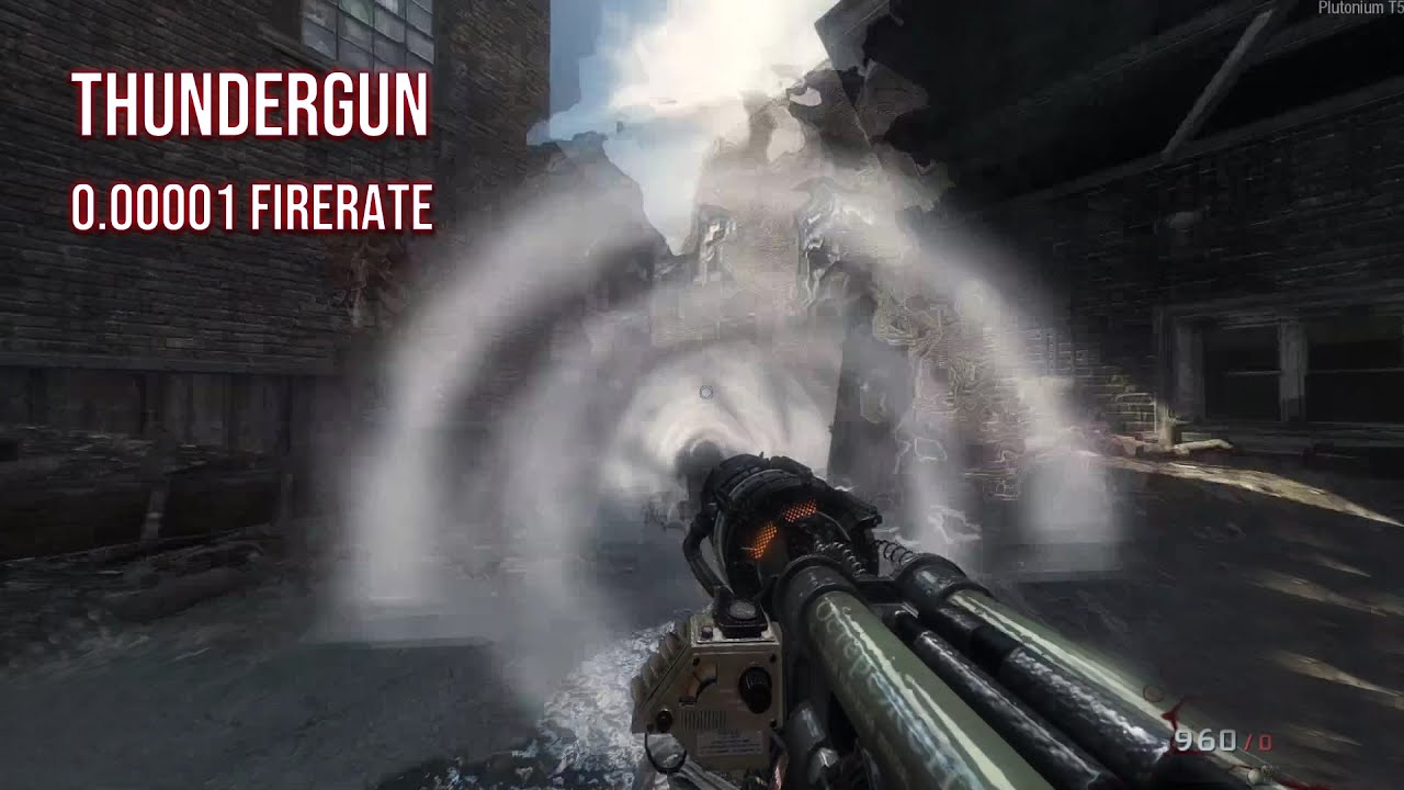 Thundergun at 0.00001 Fire Rate