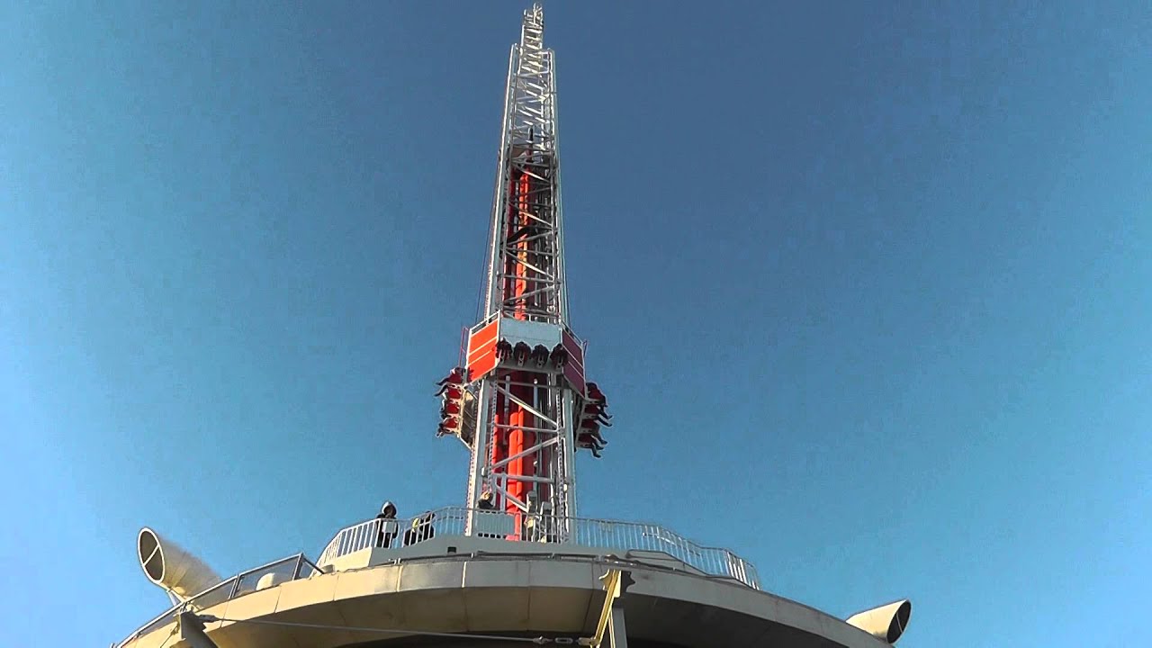 Stratosphere Big Shot, Las Vegas. No that's not an antenna on top of the  building, it's a thrill ride called the …