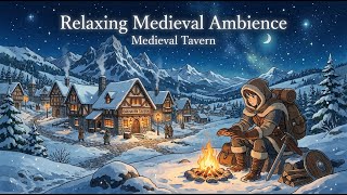 Winter Tavern ❄️ – Cozy Celtic Folk Music by the Fire | Relaxing Medieval Ambience