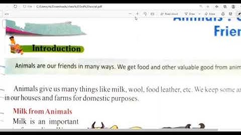 Class-4 EVS Chapter-3 part-1