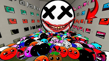 Lobotomy Nextbots  Geometry Dash Difficulty Faces  MCPE and Gmod Liminal hotel