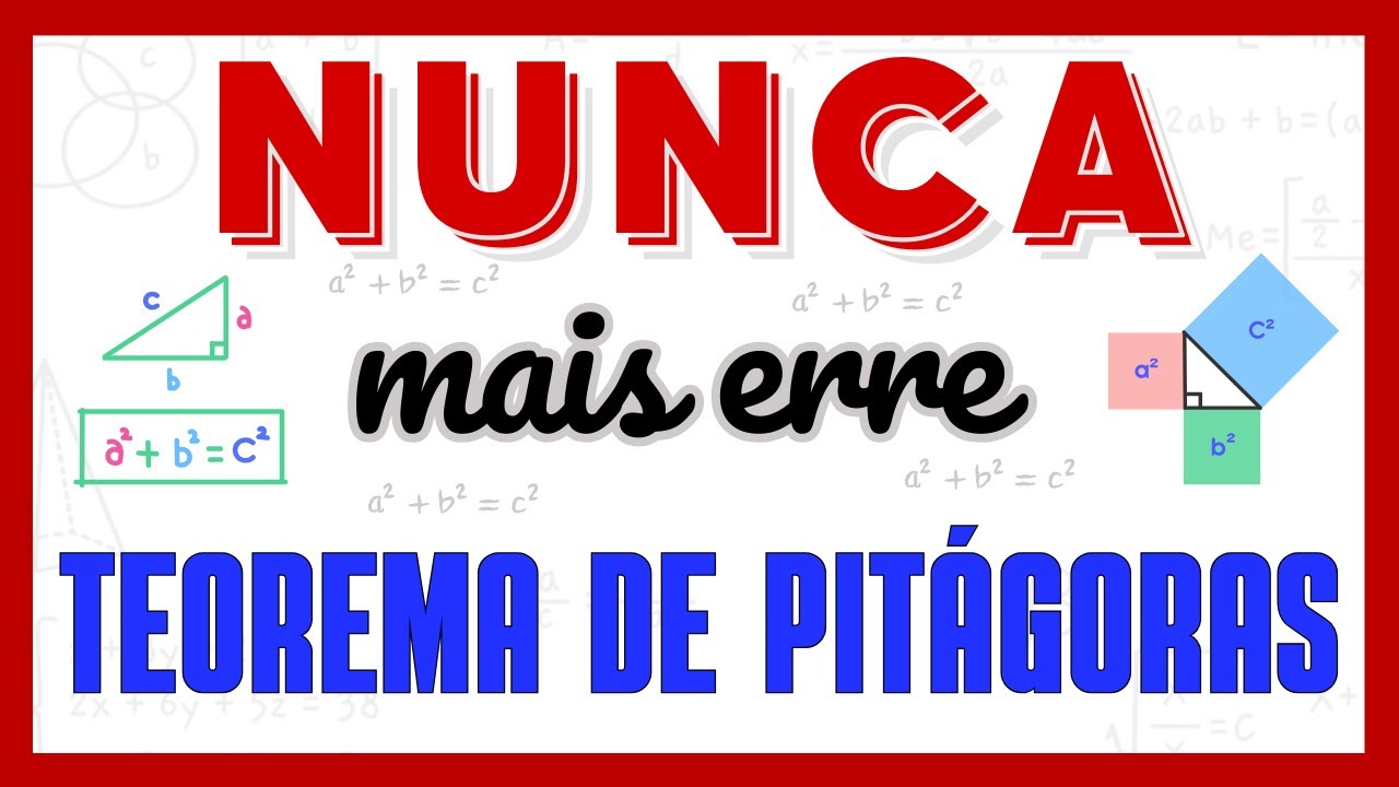 TEOREMA DE PITÁGORAS! TRIÂNGULO RETÂNGULO – AULA COMPLE… — Transcript