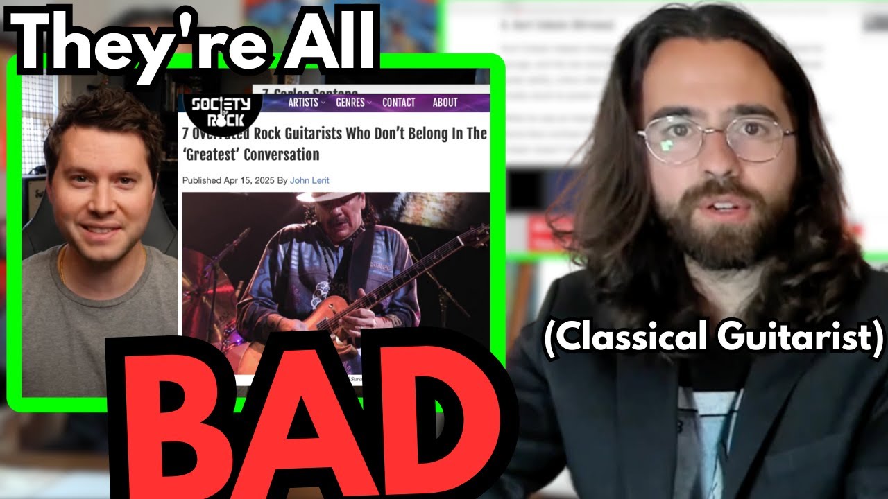 Reacting to Electric Guitarists Trying to Rank Themselves