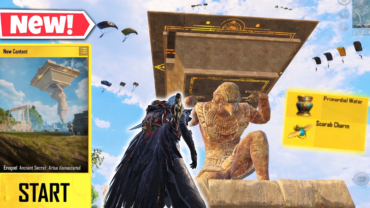 Pharaoh Rage Mode FINALLY NEW ANCIENT SECRET is HERE 😍 PHARAOH MODE GAMEPLAY | PUBG ...