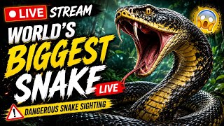 😱🔥🐍🔴 LIVE: World’s Most Dangerous Giant Snake Caught on Camera | Giant Cobra Attack #livestream #79