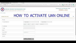 How to activate uan, the link website:
https://unifiedportal-mem.epfindia.gov.in/memberinterface/no-auth/uanactivation/activation...