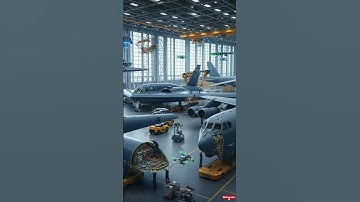 Future of flight is here! Massive jets and #shorts #militarytech #aircraft #manufacturing #mustwatch