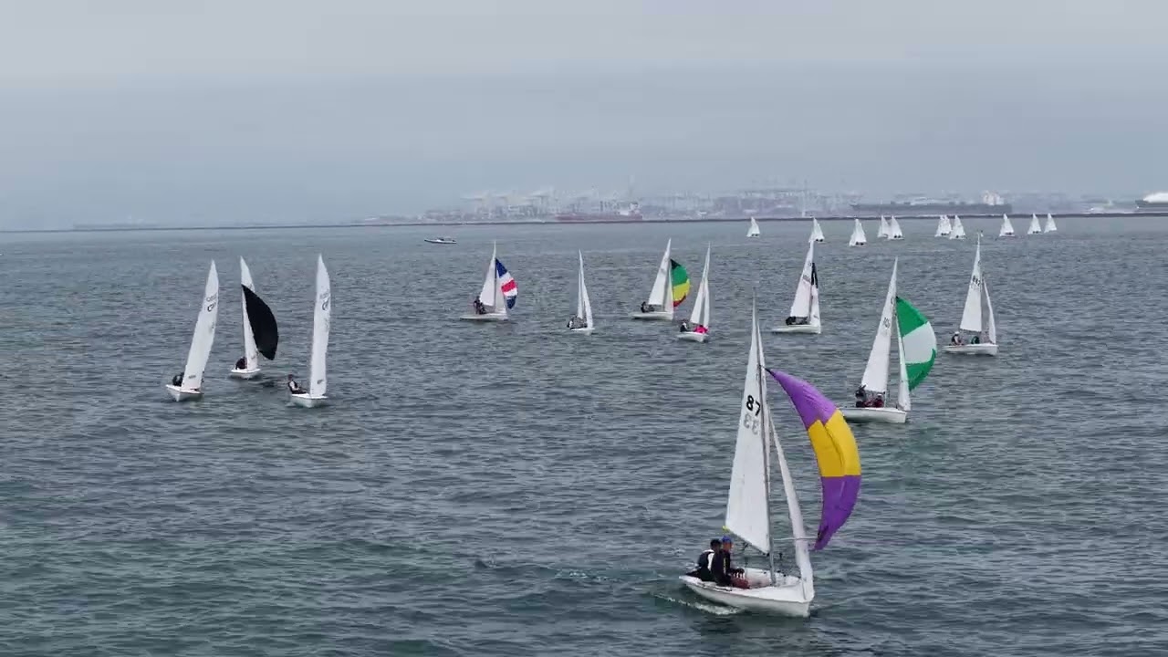 ⁣2026 C420 Nationals   Day 2   Race 4   Yellow Fleet reach leg