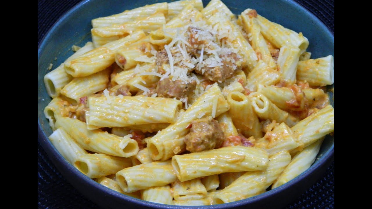 How To Make Spicy Chorizo Pasta English Version - 